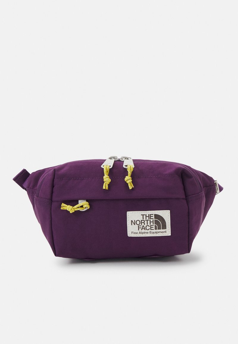The North Face BERKELEY LUMBAR UNISEX - Diržinis krepšelis - black currant purple/yellow silt