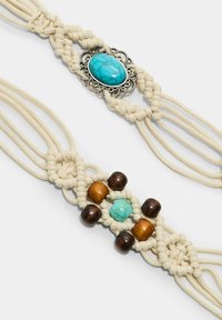 Stradivarius BEADED - Belt - beige
