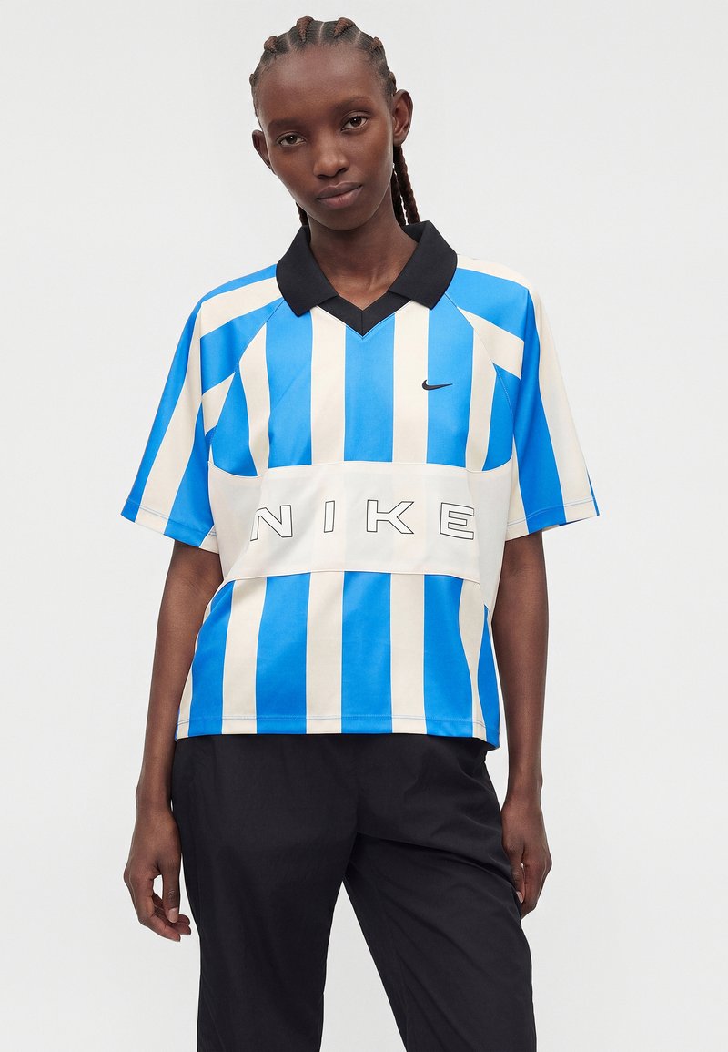 nike apparel nike polo blauw