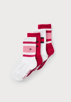 KIDS SOCK FLAG & SPORT STRIPE UNISEX 4 PACK - Socken - pink