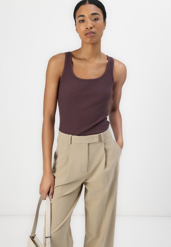 AMANZA TANK   - Top - raisin2