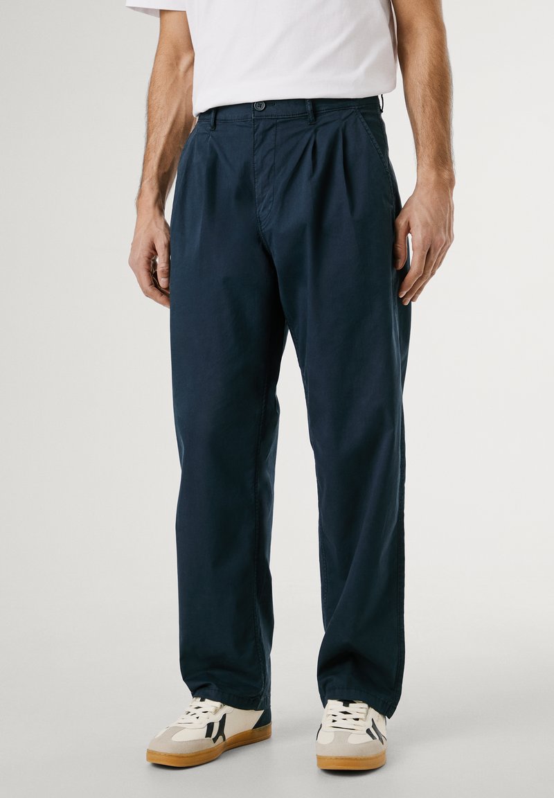 Pepe Jeans - RELAXED PLEATED PANT - Pantalon classique - dulwich blue, Agrandir