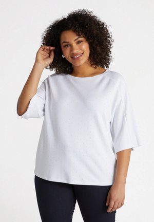 Fiorella Rubino CON STRASS - Print T-shirt - bianco
