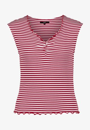 zero, Triko s potiskem - red white