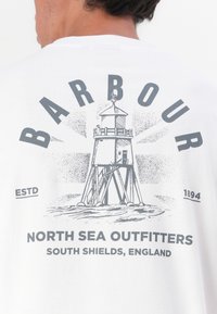 Barbour RELAXED SOUTER - T-Shirt print - white