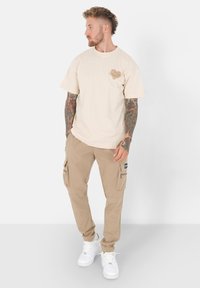 Sixth June HEART - T-shirts basic - light beige