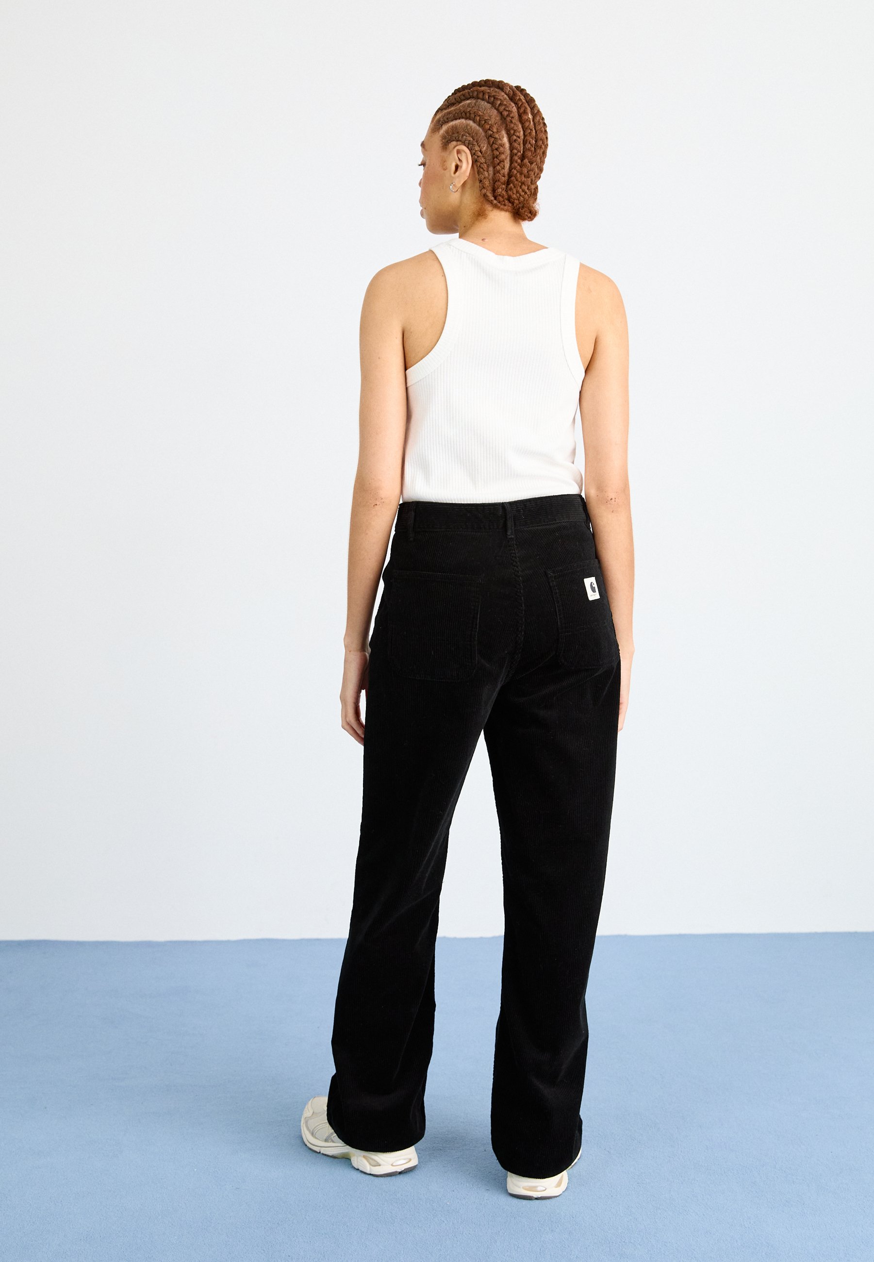 Carhartt WIP SIMPLE PANT - Pantalones - black rinsed/negro