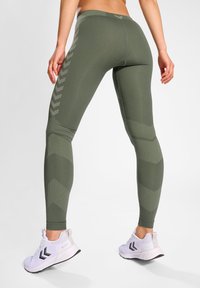 Hummel FIRST SEAMLESS  - Leggings - sea spray