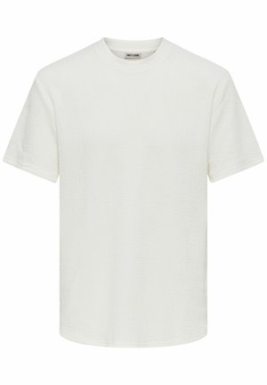 Only & Sons, T-SHIRT ONSLAZIO T-SHIRT - T-shirt basic - cloud dancer