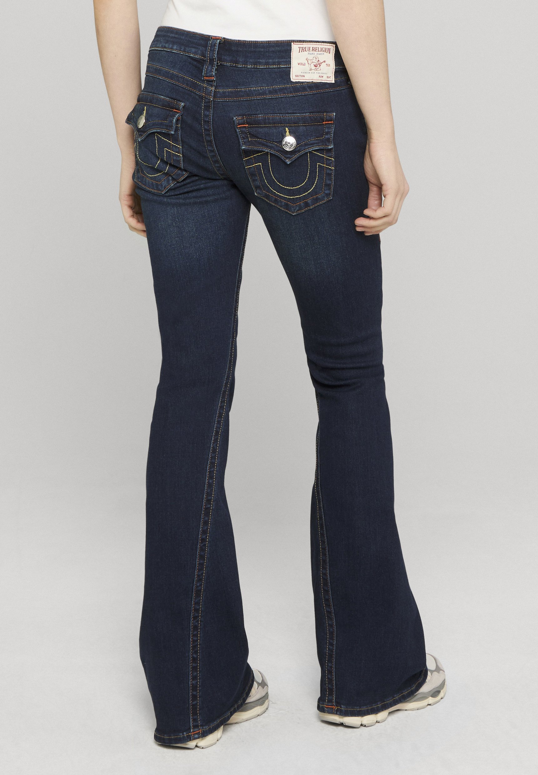 True Religion JOEY FLARE - Jeans bootcut - dark muddy waters/blu