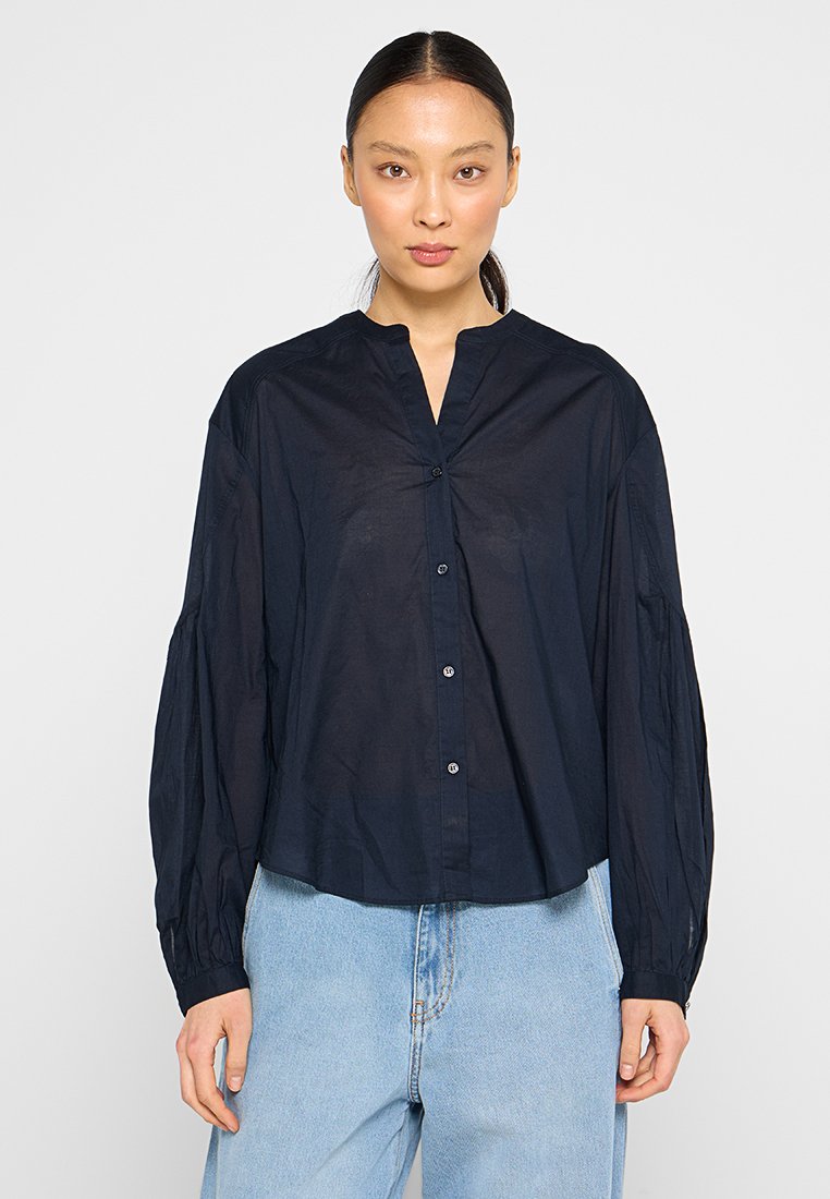 Boss Overhemdblouse donkerblauw