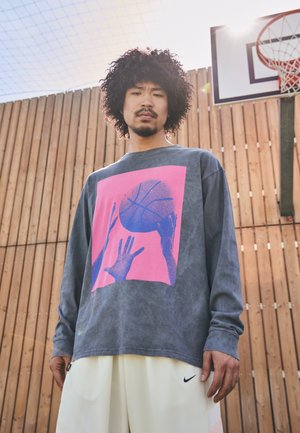 LONG SLEEVE TEE - Topper langermet - anthracite
