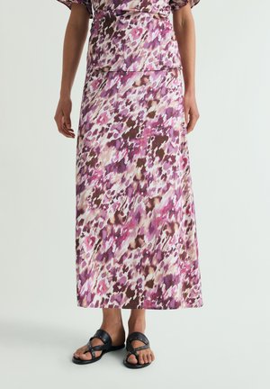 Scalpers, SCALPERS SCGRELA PRINT SKIRT - Falda acampanada - pink