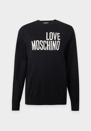 Love Moschino, GRAPHICS - Пуловер - black