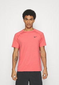Nike Performance - READY - Sports T-shirt - university red heather/black Thumbnail Image 1