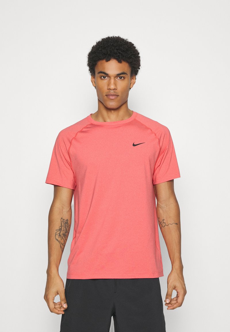 Nike Performance - READY - T-shirt de sport - university red heather/black, Agrandir