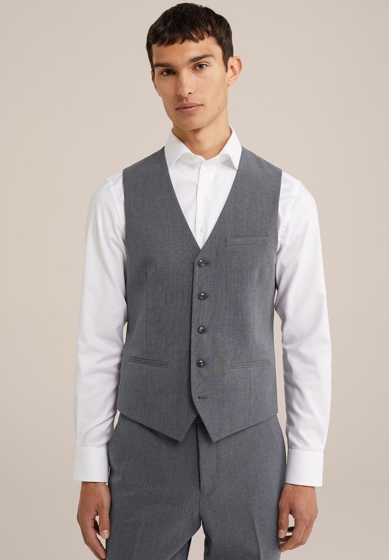 WE Fashion - THE FLEX SUIT - Suit waistcoat - grey, Enlarge
