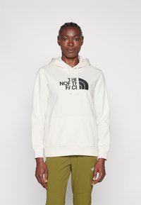 The North Face W DREW PEAK REGULAR HOODIE - Kapuzenpullover - white dune