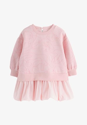 Baker by Ted Baker, REGULAR FIT - CORDED BUBBLE HEM MOCKABLE - Robe pull - pink