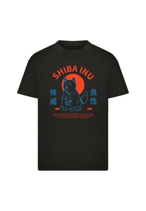 Print T-shirt - schwarz
