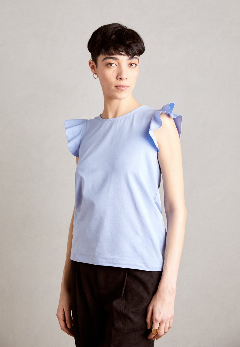 Anna Field T-shirts med print - light blue