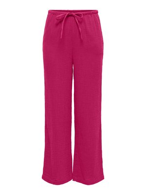 ONLY HOSE ONLTHYRA NORMAL GESCHNITTEN HOSE - Pantalon classique - sangria