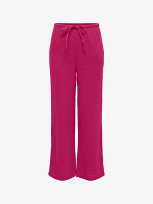 ONLY HOSE ONLTHYRA NORMAL GESCHNITTEN HOSE - Pantalon classique - sangria