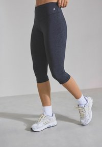 Next HIGH RISE SCULPTING - Tights - black embossed zebra print