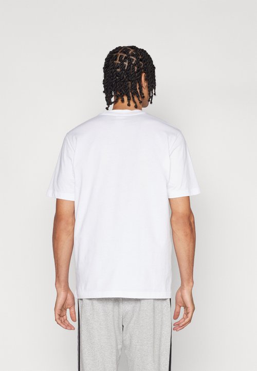 adidas Essentials Small Logo Single Jersey T-Shirt White/Black — foto 3