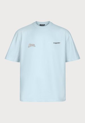 Pegador FARREN TEE - T-shirt med print - washed baby blue