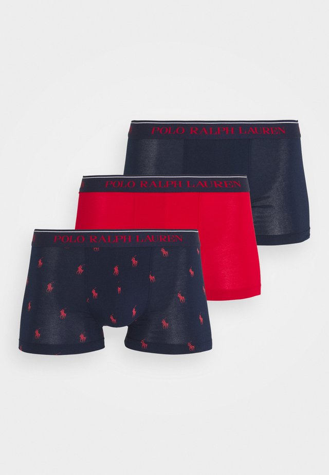 3 PACK - Shorty - dark blue/red/dark blue