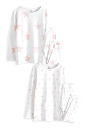 Next 2 PACK  - Nachtwäsche Hose - pink white star