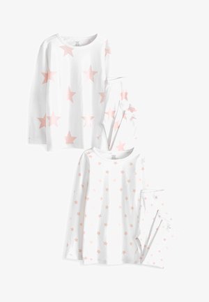 2 PACK  - Donji dio pidžame - pink white star
