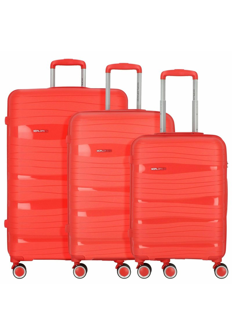 Worldpack MIAMI 3PACK Wheeled suitcase orange Zalando.de