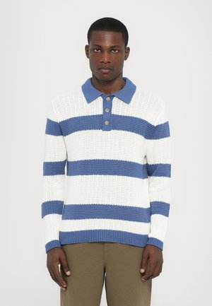 ELIO STRIPED - Jumper - blue