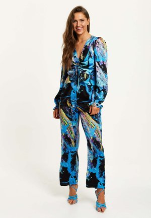 ABSTRACT PRINT WITH RUCHED FRONT  - Jumpsuit - multi coloured
