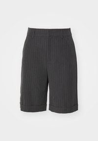 ONLY ONLCANA BERMUDA  - Shorts - dark grey melange/white