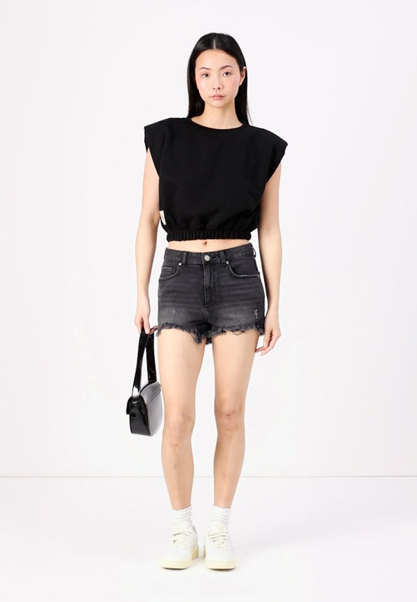 NEW SWELL SHORT REGULAR - Denim shorts - anthracite3