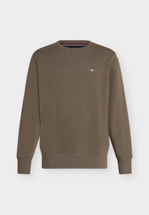 GANT, SHIELD C NECK - Sudadera - faded taupe