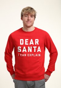 Henry Tiger DEAR SANTA - Sudadera - red