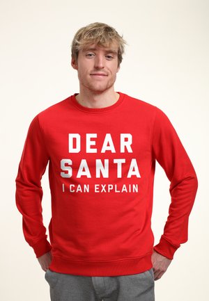 Henry Tiger DEAR SANTA - Sudadera - red