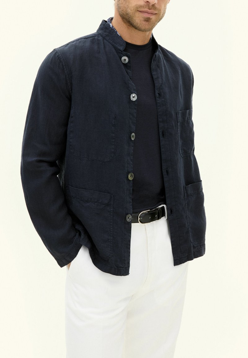 Oscar Jacobson Overhemd - navy