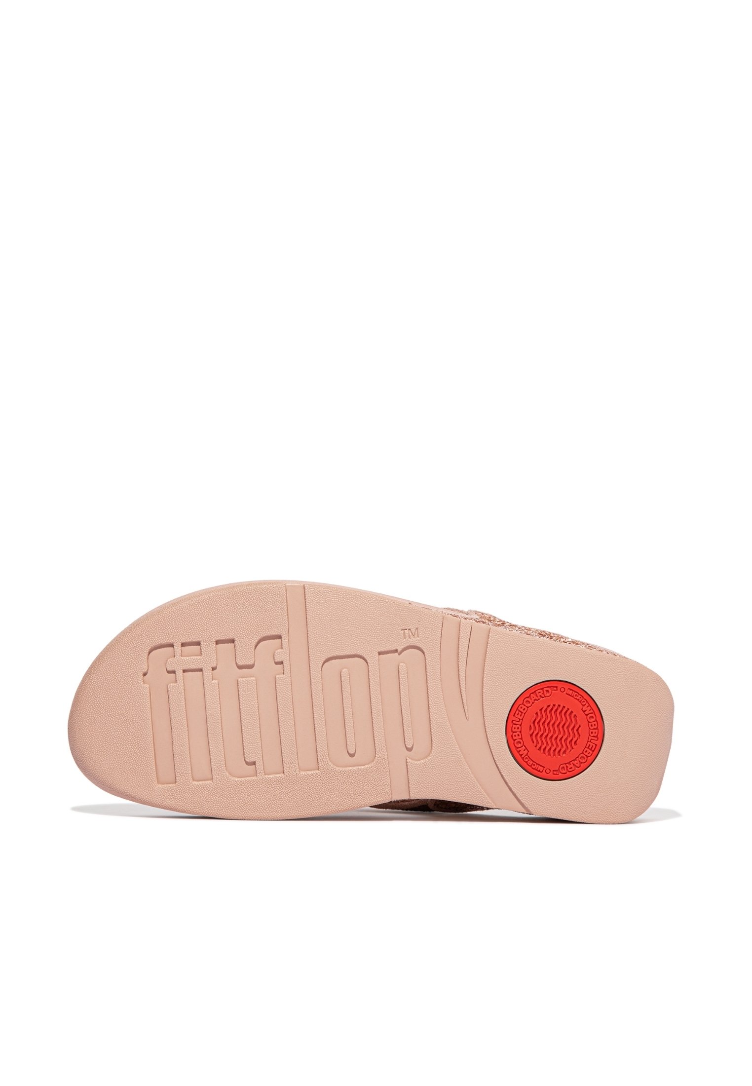 FitFlop LULU GLITTER - Zehentrenner - rose gold/roségoldfarben - Zalando