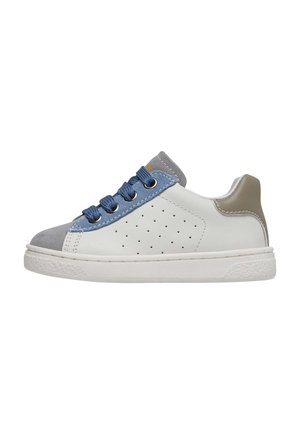 Babyschoenen - weiß blau