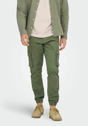 ONSCAM LIFE - Cargo trousers - deep lichen green