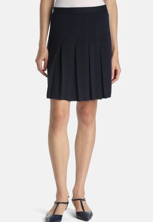 MARSICA        - Pliceret nederdel /Nederdele med folder - blu