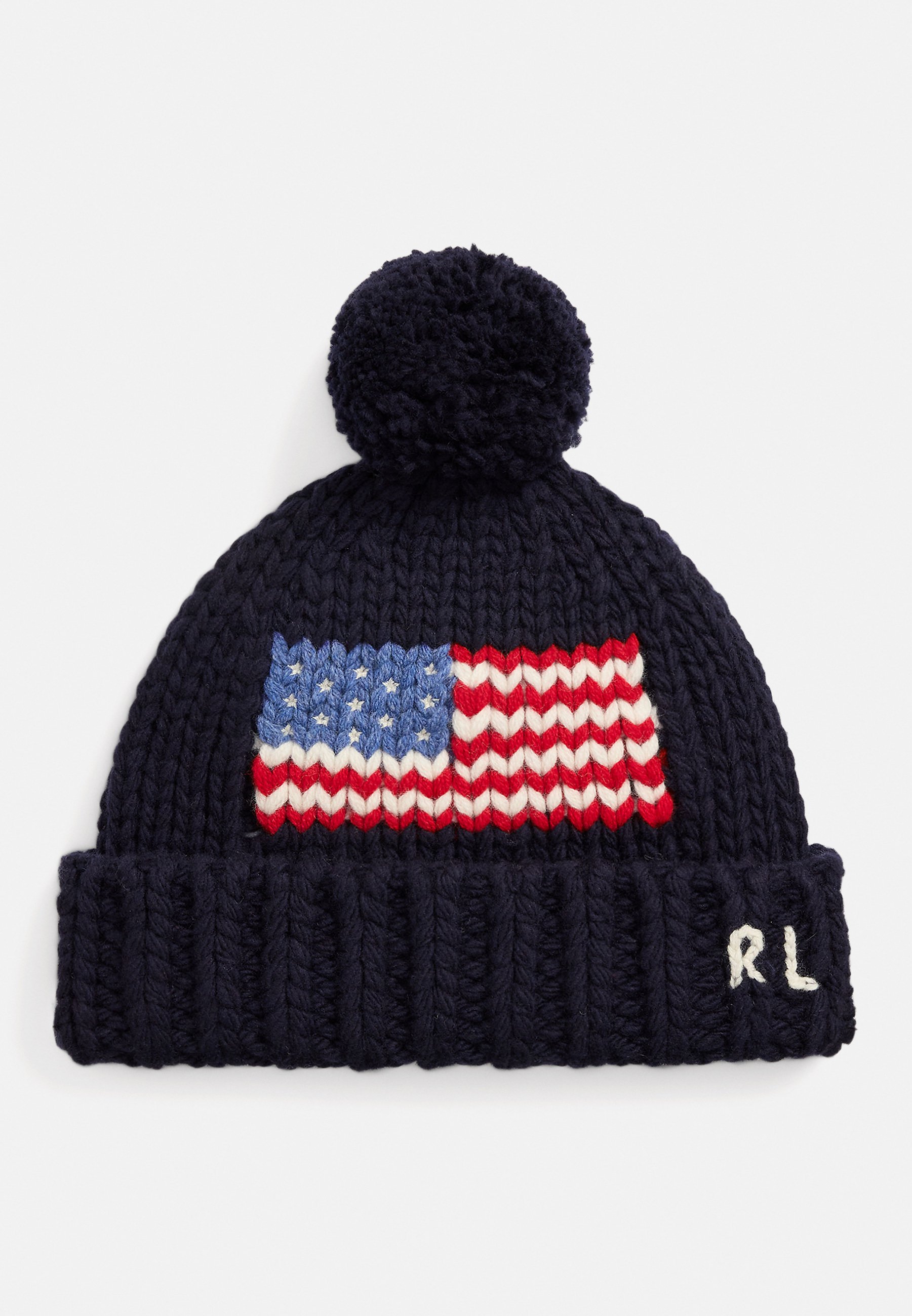 Pom Pom Beanie Ralph Lauren Wooly Hats Polo Bear Cable-Knit Pom