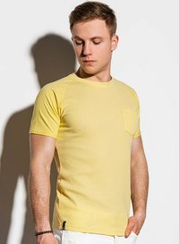 Ombre PLAIN S1182 - T-shirt basique - yellow