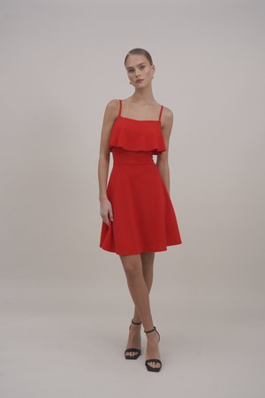 MAX - Jersey dress - red