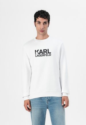 CREW NECK - Sweatshirt - white